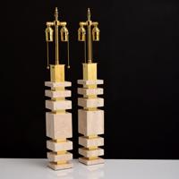 Pair of Lamps, Manner of Frank Lloyd Wright - Sold for $1,187 on 05-15-2021 (Lot 212).jpg